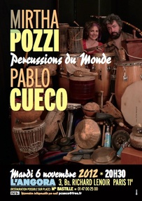 Mirtha Pozzi & Pablo Cueco  Percussions du Monde 