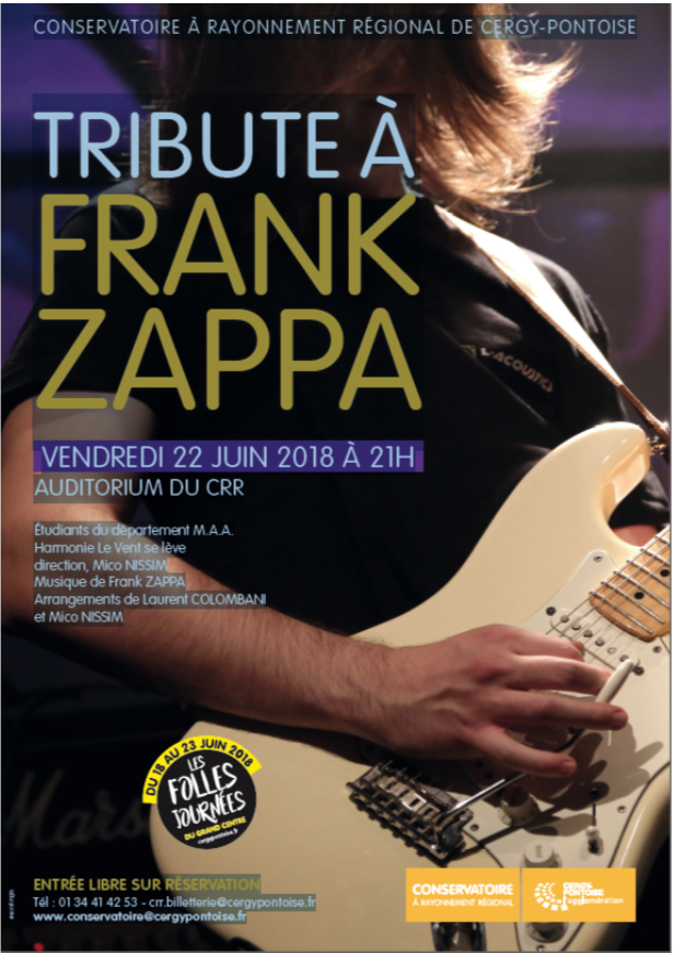 Tribute à Frank Zappa - 22 juin 2018
